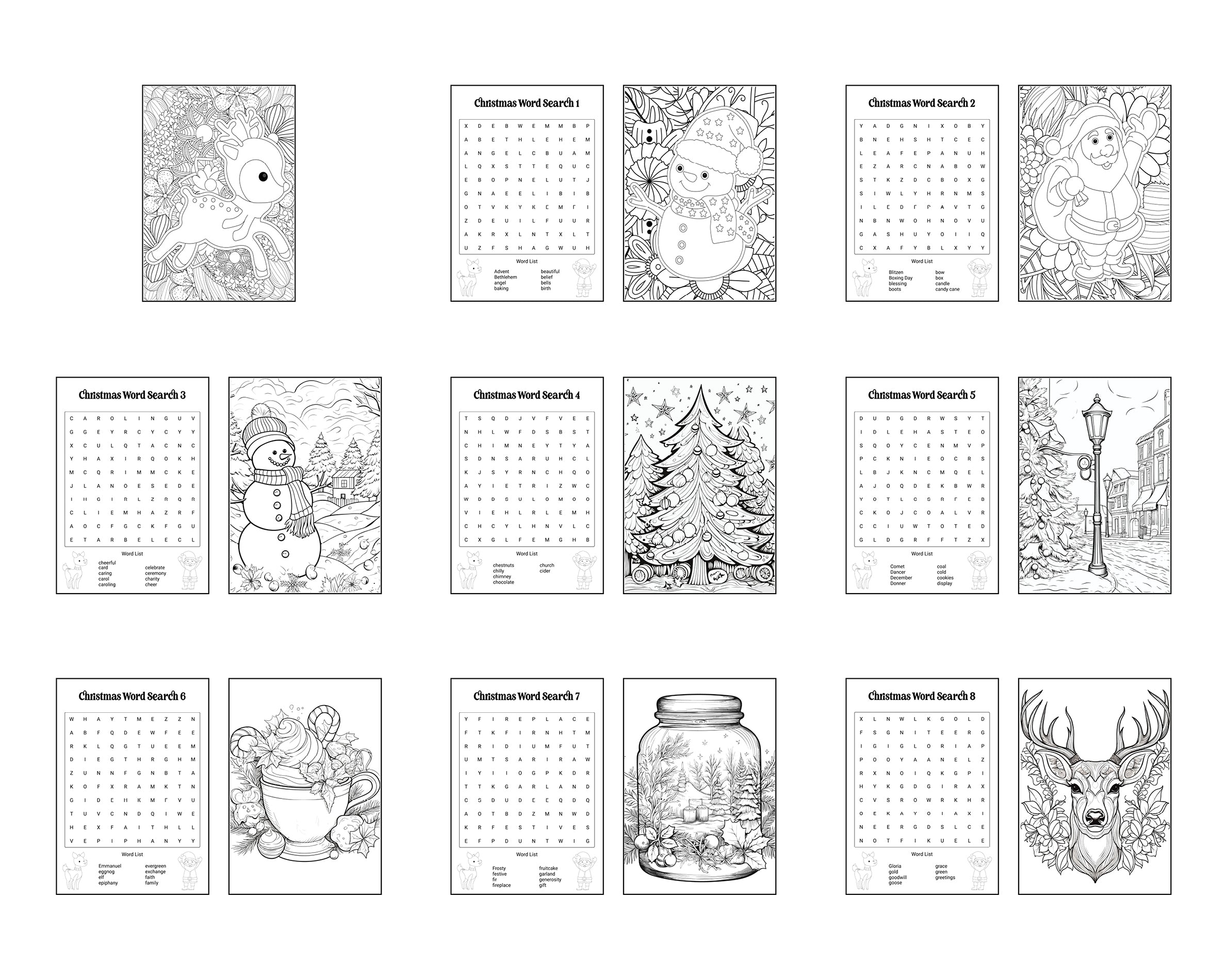 Christmas Colorbook 11 - BOUTIQUE FLORAL
