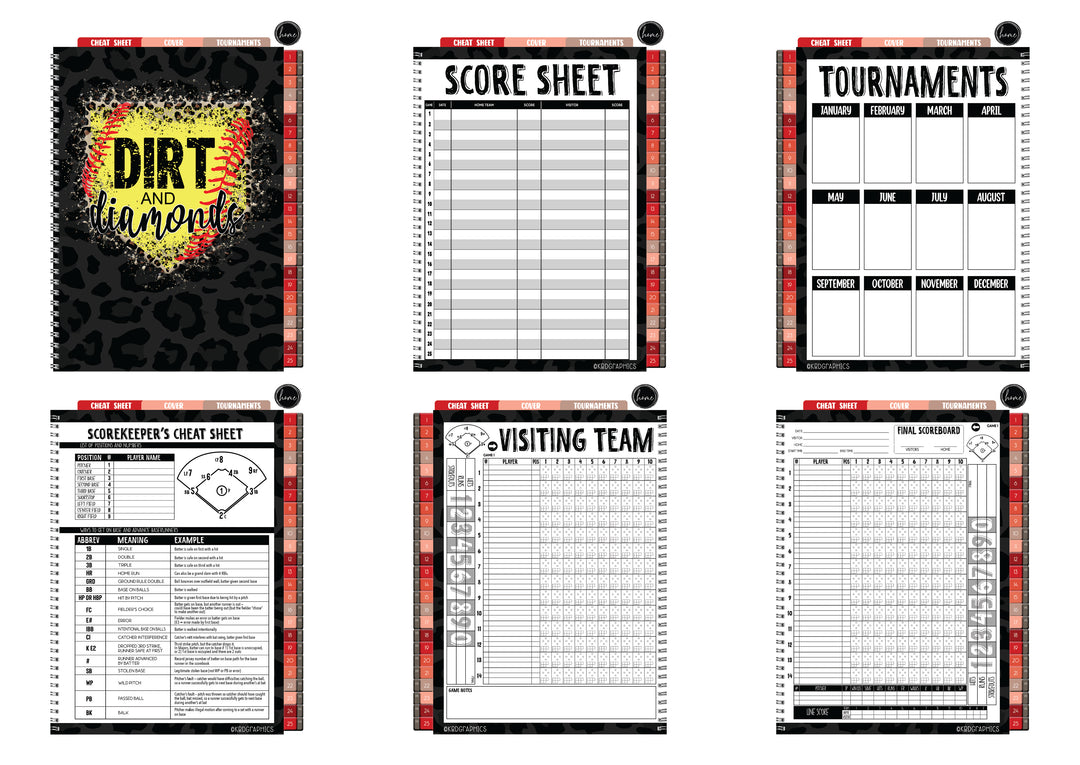 Digital Softball Scorebook  - DIRT AND DIAMONDS