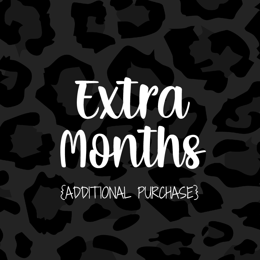 Add Extra Months = FULL COLOR