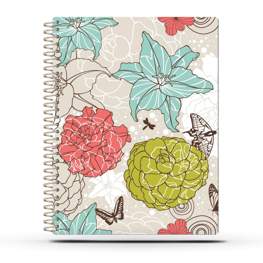 2024 Printed Weekly Planner - FLORAL BUTTERFLY
