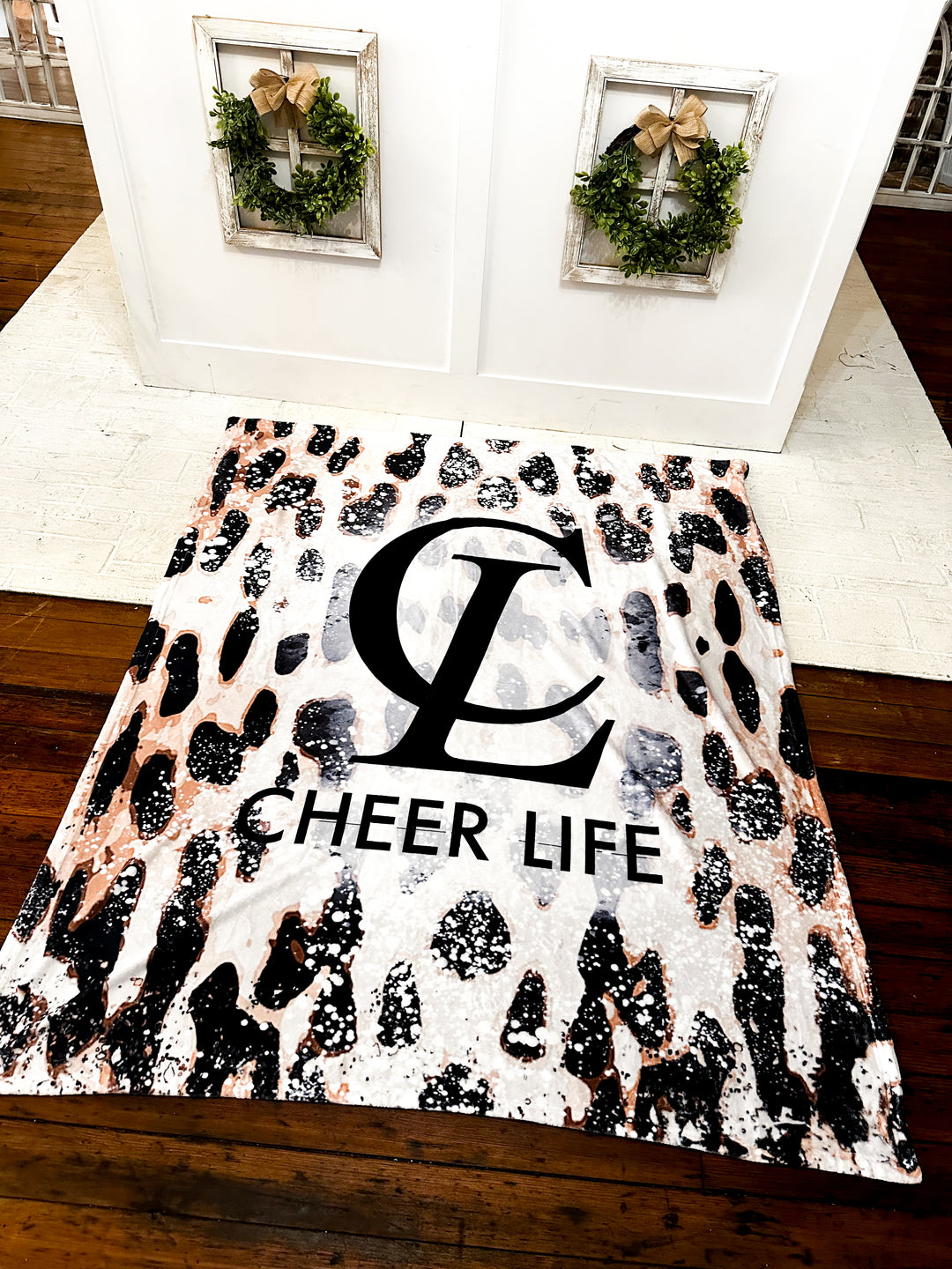 50X60" BLANKET | LEOPARD CHEER LIFE