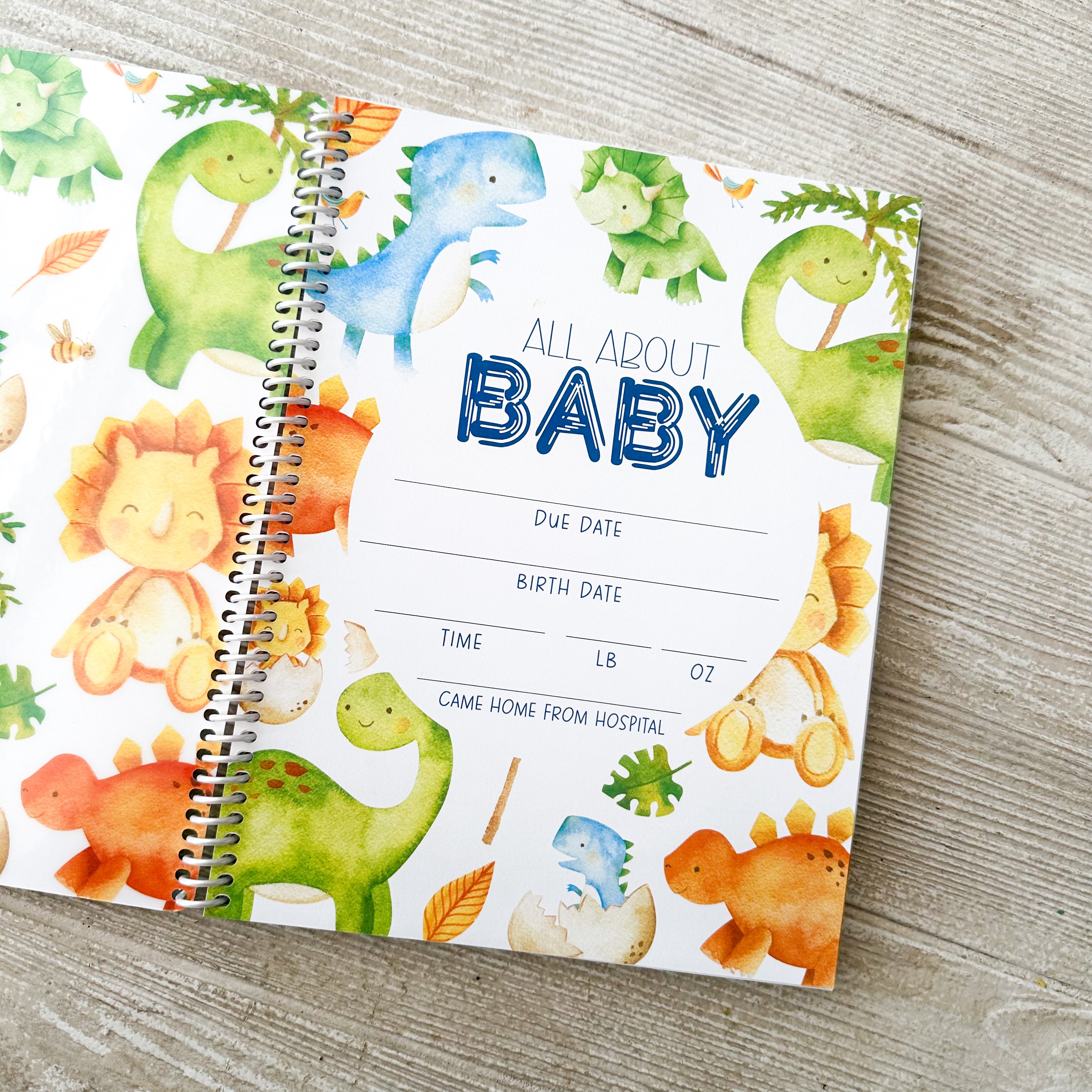 Personalized Baby Book - DINO