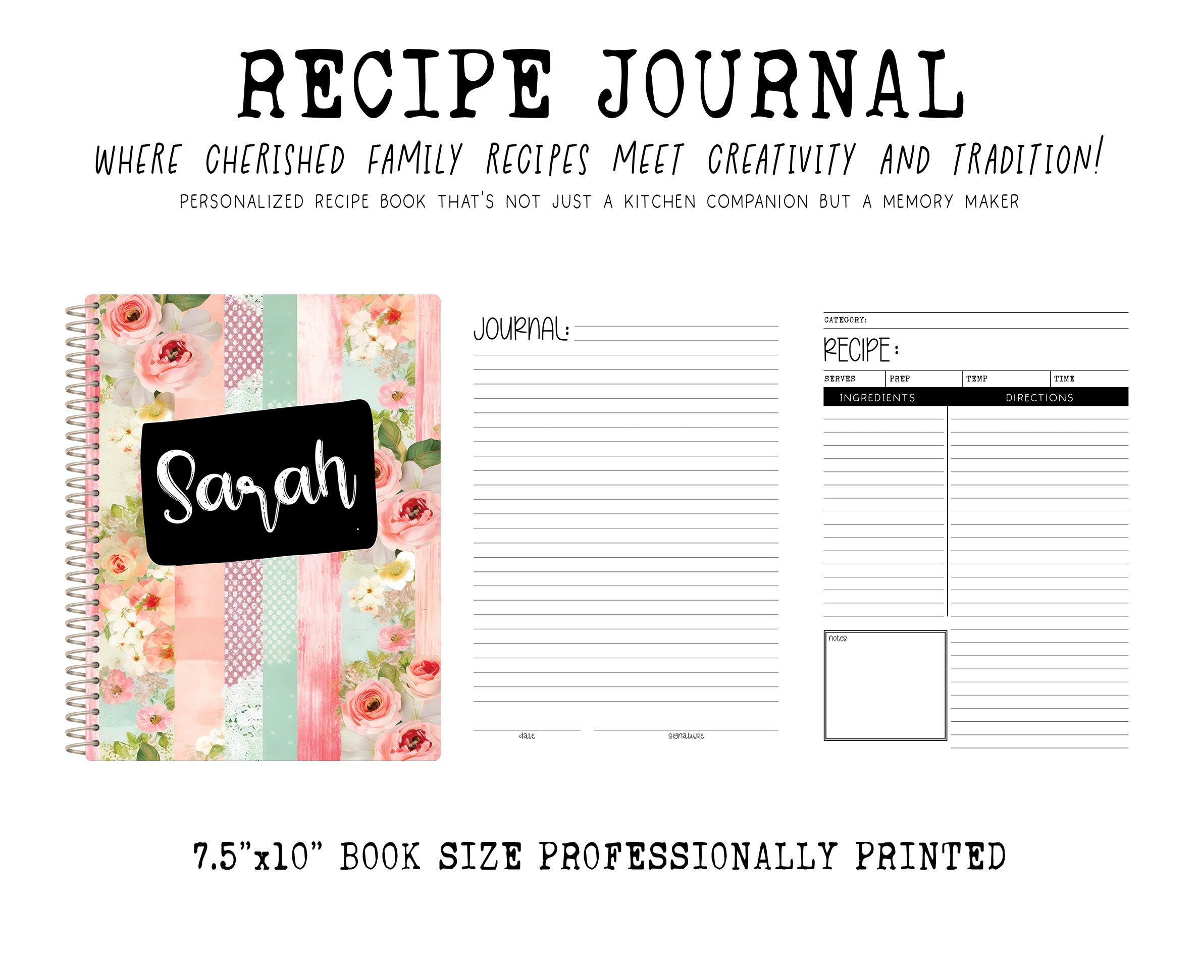 Recipe Journal | SHABBY CHIC 3