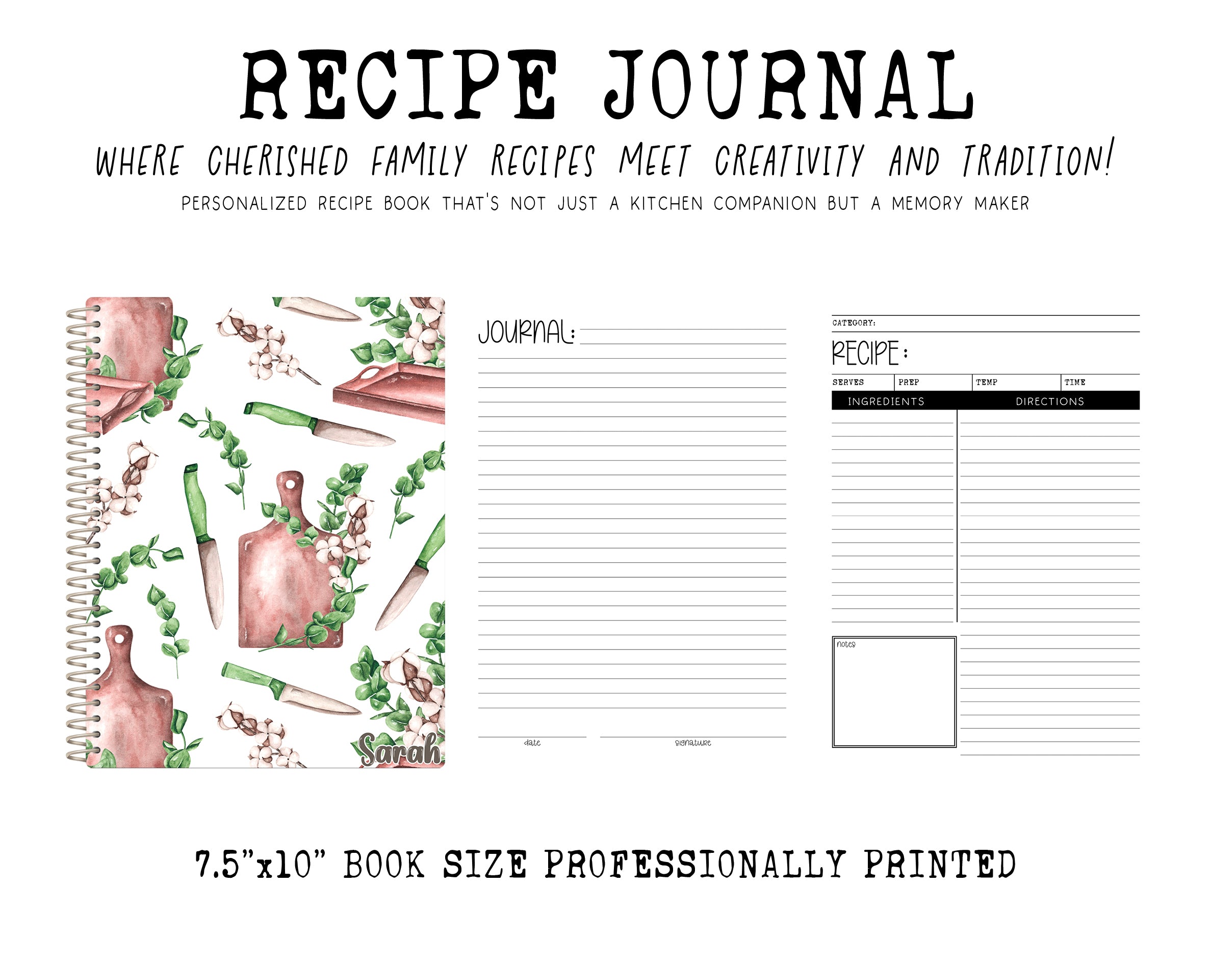 Recipe Journal | KITCHEN COLLAGE 1
