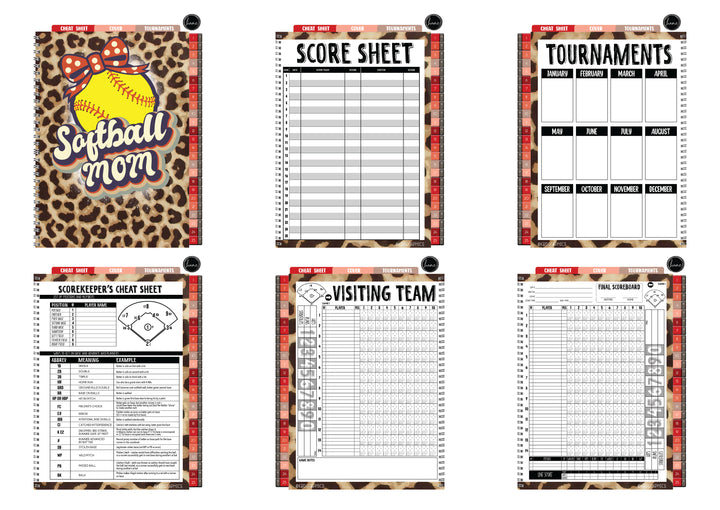 Digital Softball Scorebook  - RETRO SOFTBALL MOM