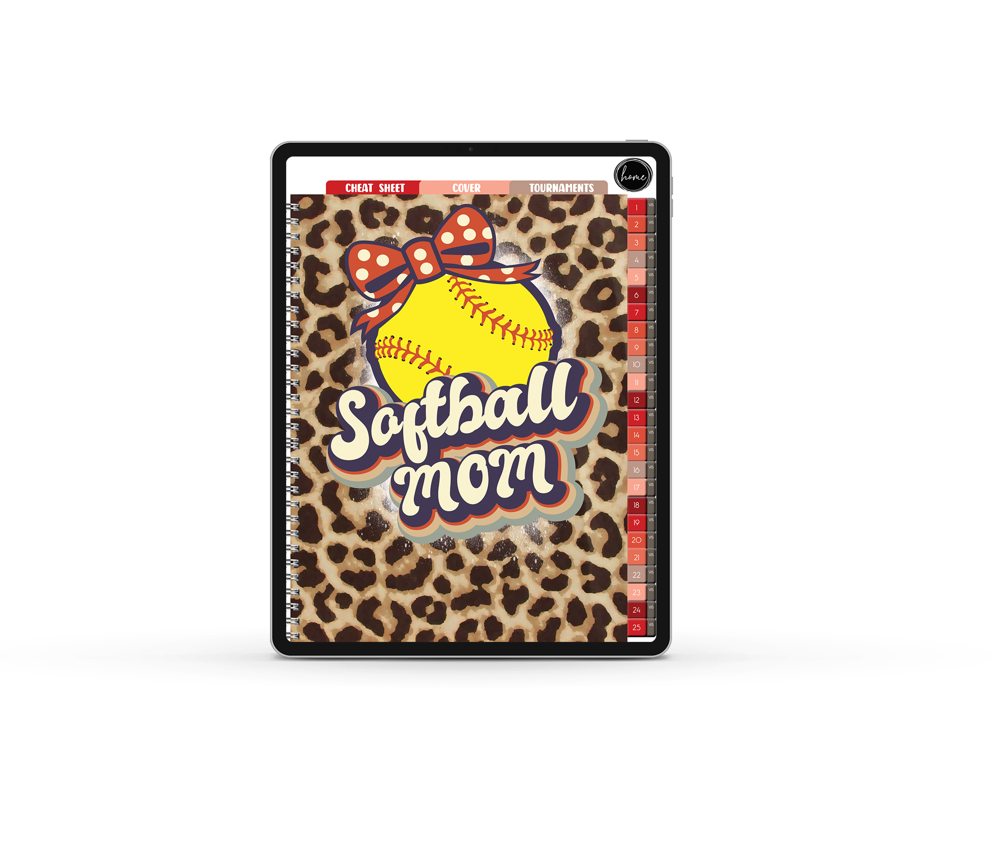 Digital Softball Scorebook  - RETRO SOFTBALL MOM