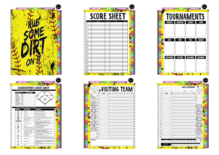 Digital Softball Scorebook  - RUB DIRT BRIGHT