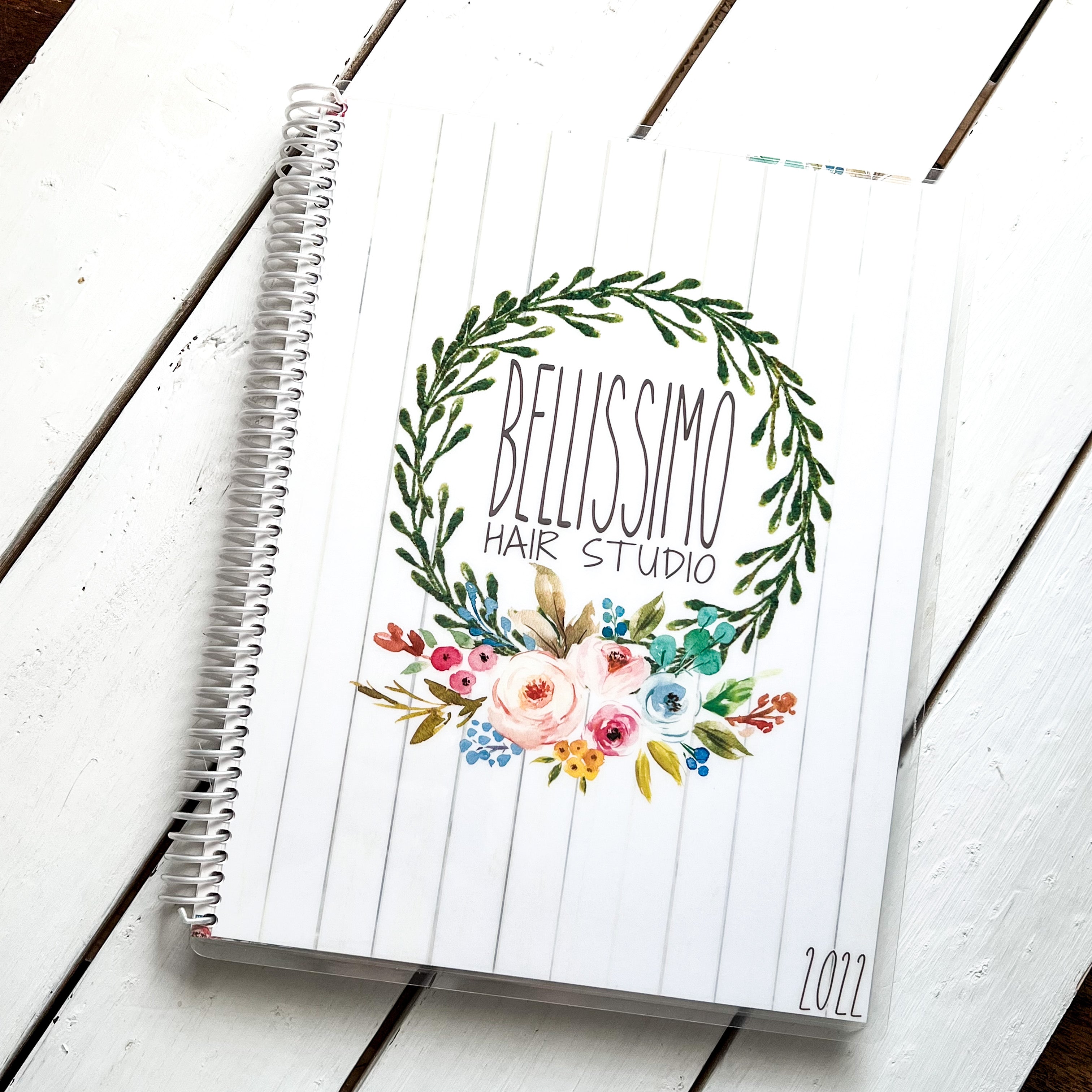 Sales Tracker Appointment Book - HIGHLAND NAVY FLORAL