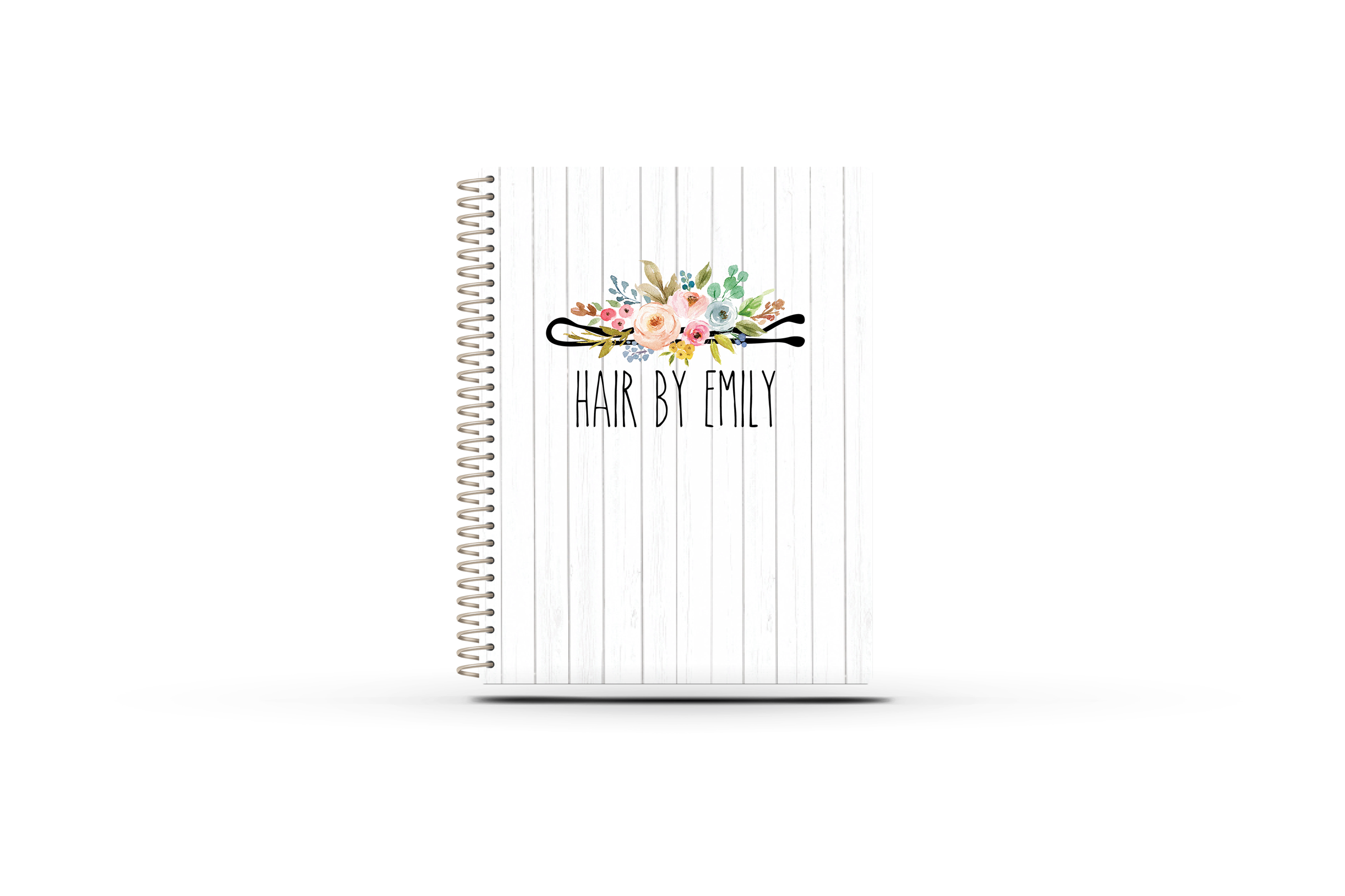 Sales Tracker Appointment Book - FLORAL BOBBY PIN