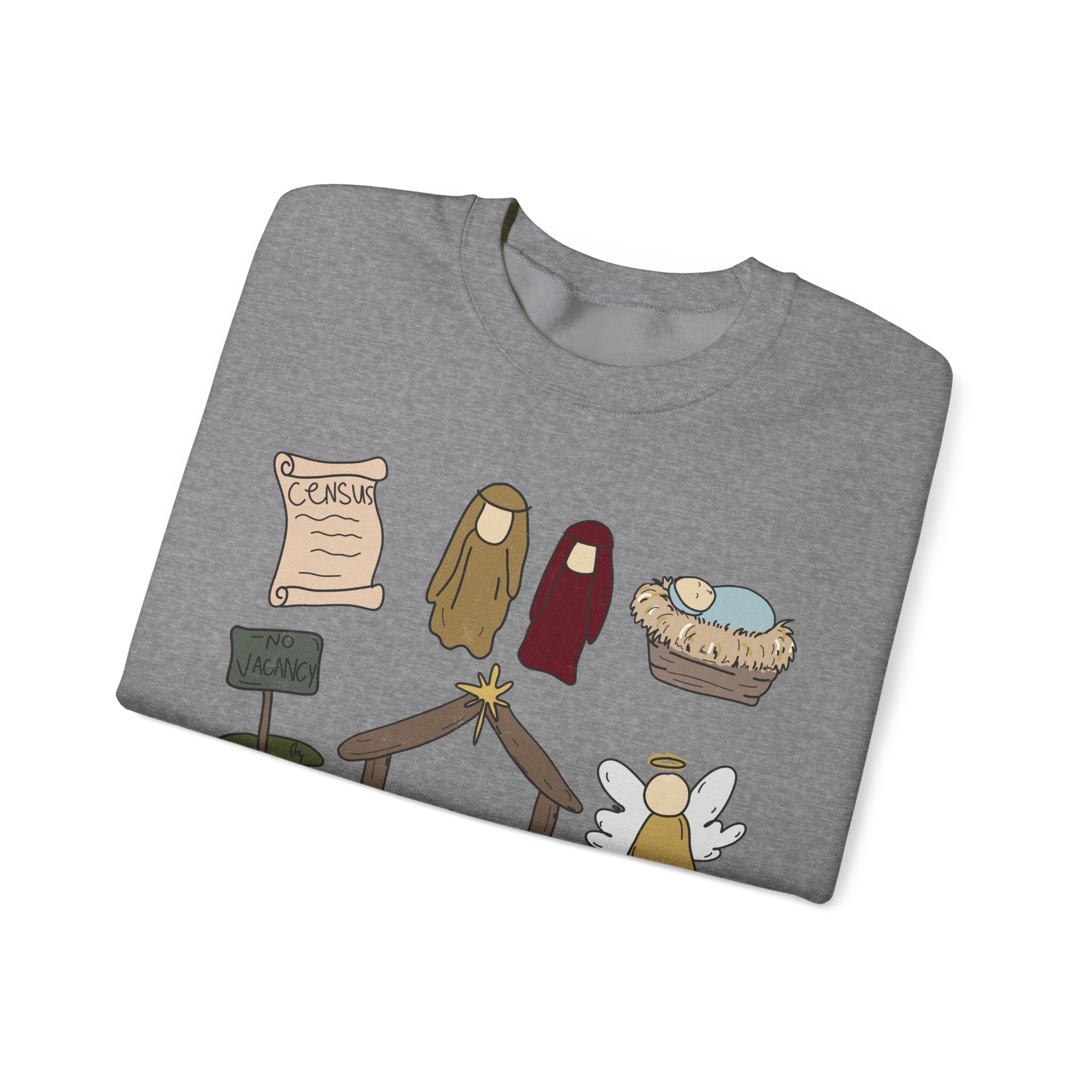 Gildan True Story Christmas Sweatshirt - Unisex Heavy Blend™ Crewneck