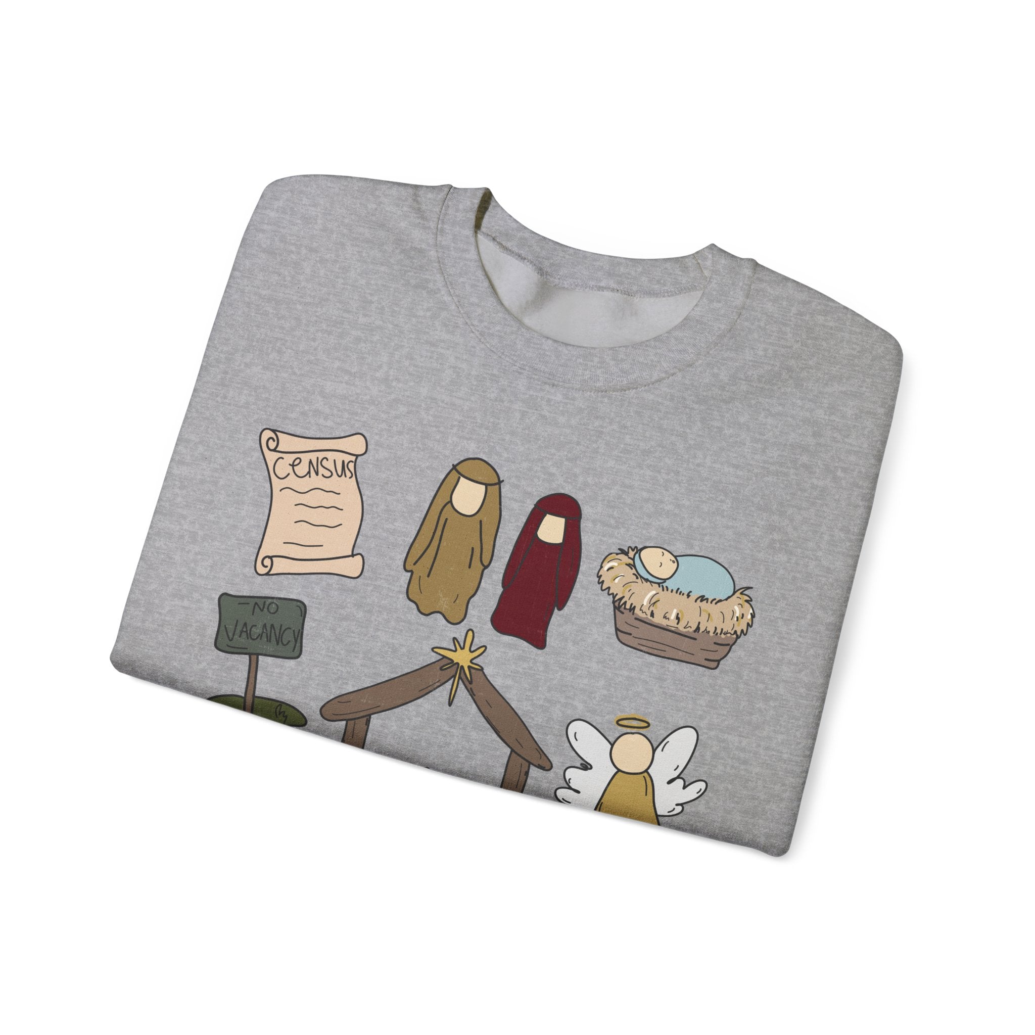 Gildan True Story Christmas Sweatshirt - Unisex Heavy Blend™ Crewneck