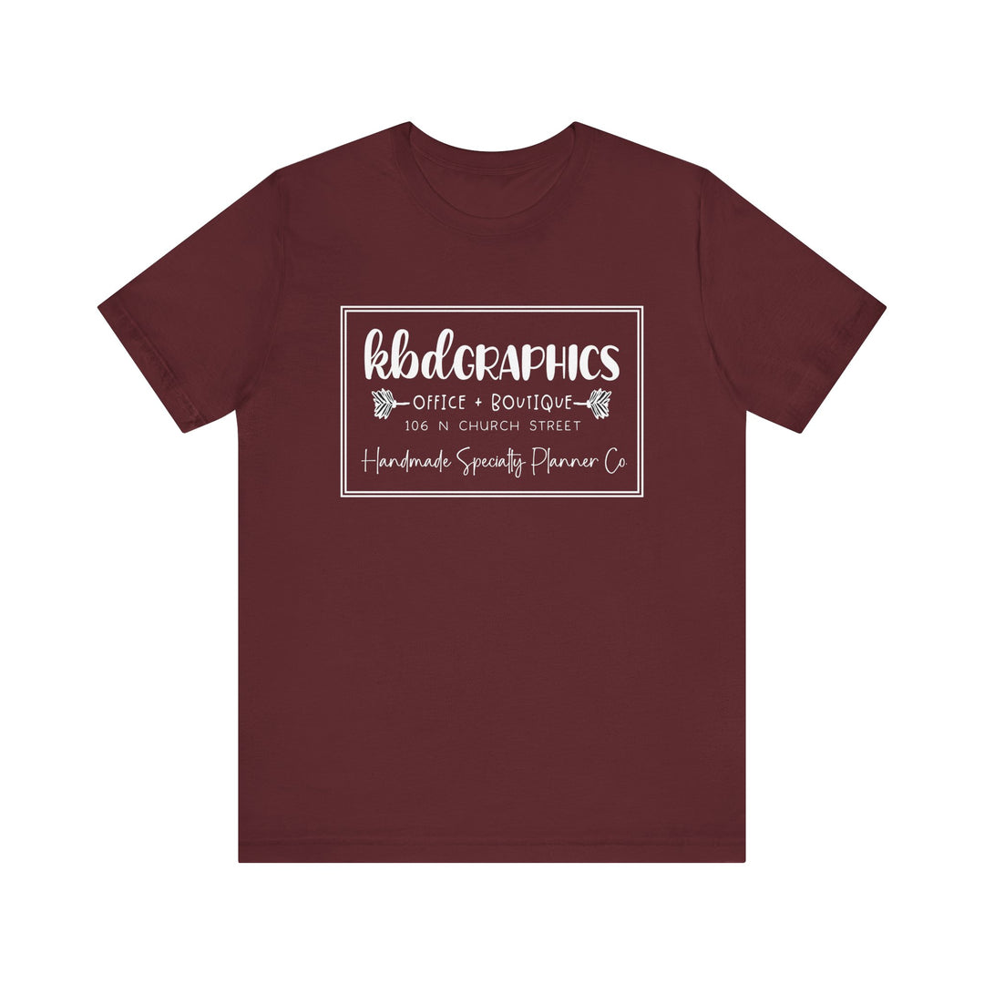 Unisex Jersey Short Sleeve Tee | KBD DOWNTOWN LOGO