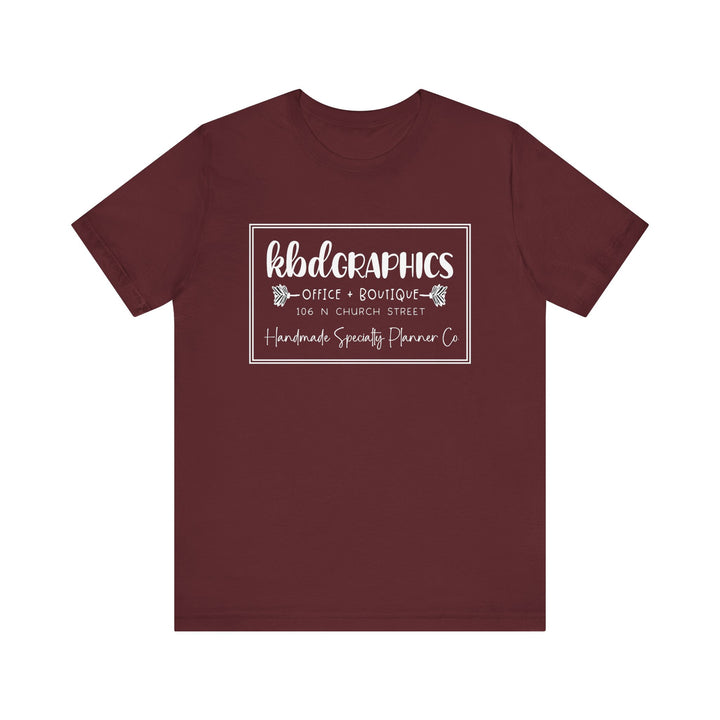 Unisex Jersey Short Sleeve Tee | KBD DOWNTOWN LOGO