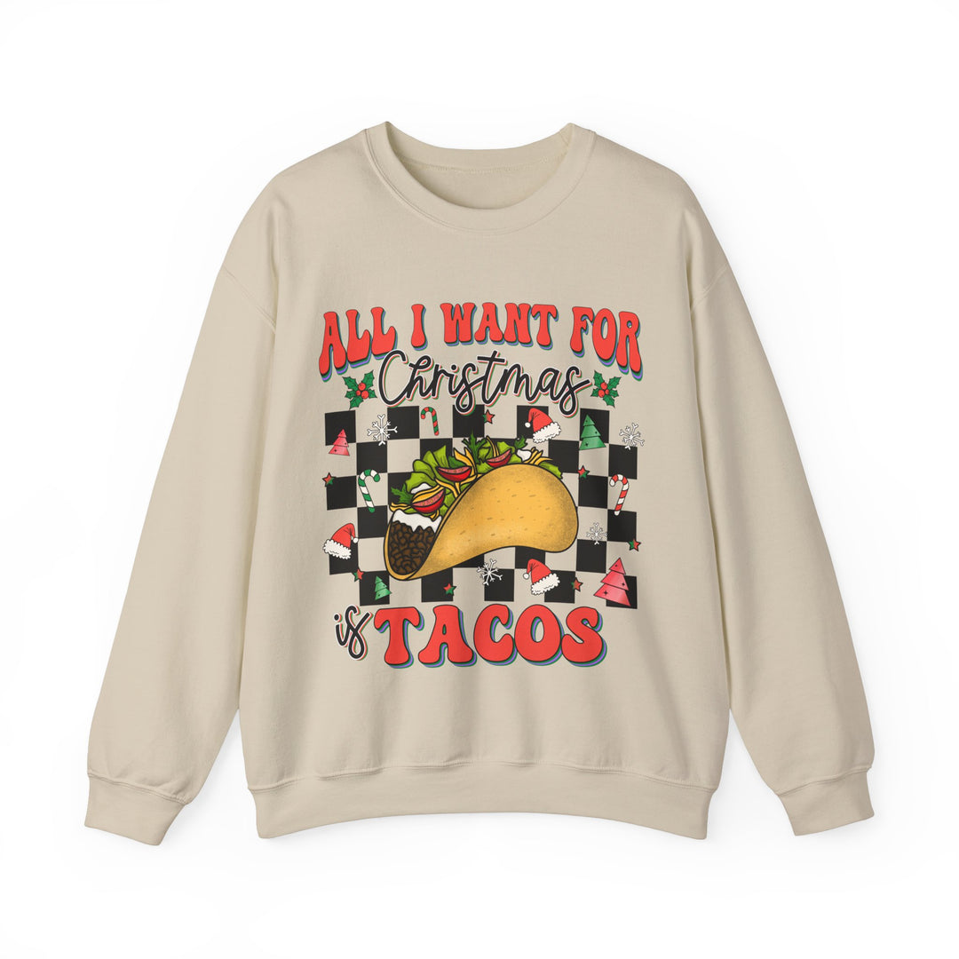 Gildan Fun Christmas Taco Sweatshirt - Unisex Heavy Blend™ Crewneck