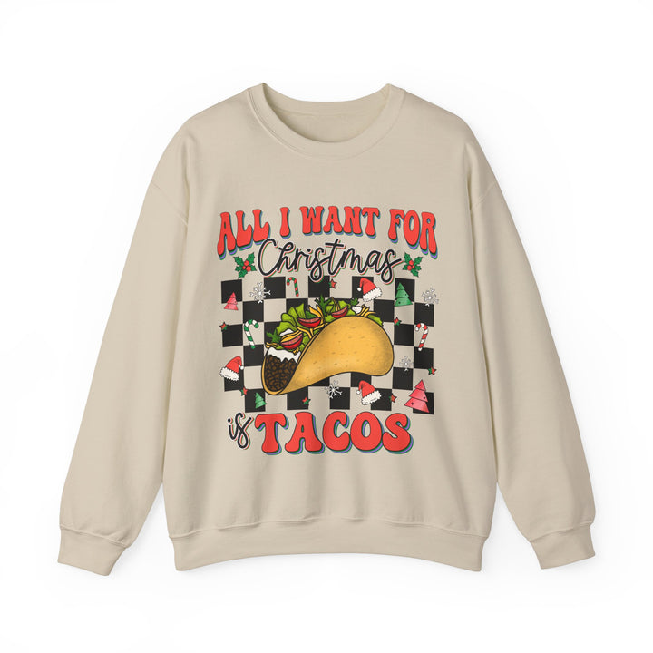Gildan Fun Christmas Taco Sweatshirt - Unisex Heavy Blend™ Crewneck
