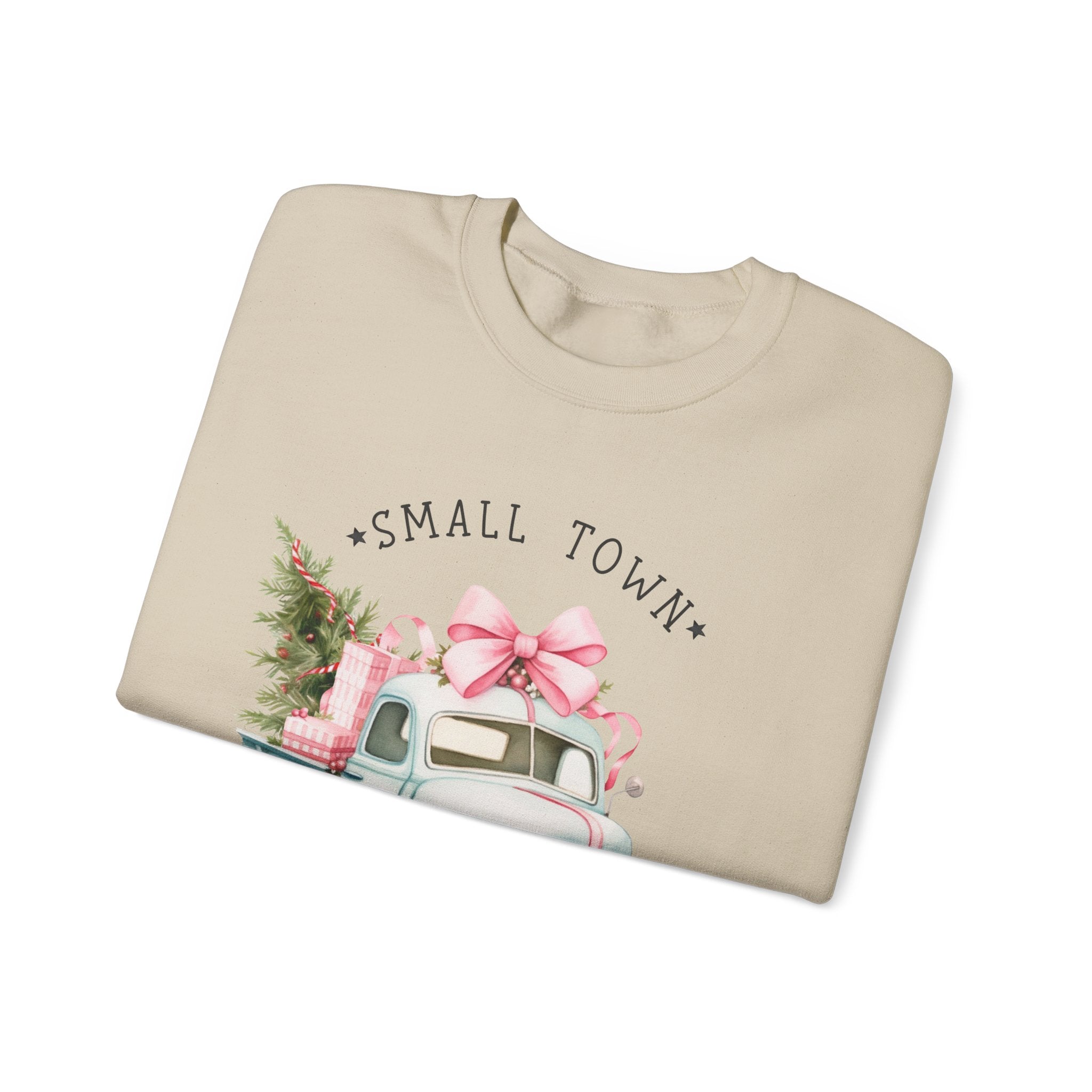 Gildan Small Town Christmas Unisex Heavy Blend™ Crewneck Sweatshirt
