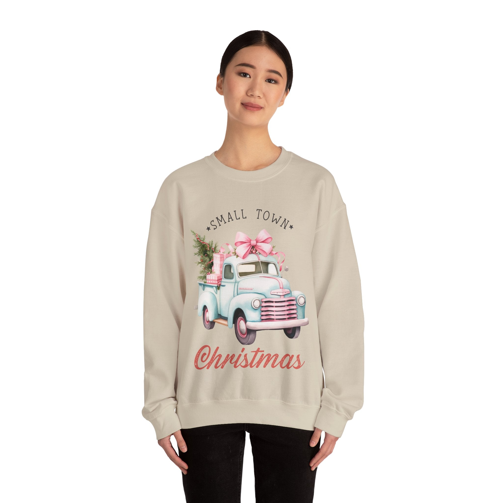 Gildan Small Town Christmas Unisex Heavy Blend™ Crewneck Sweatshirt