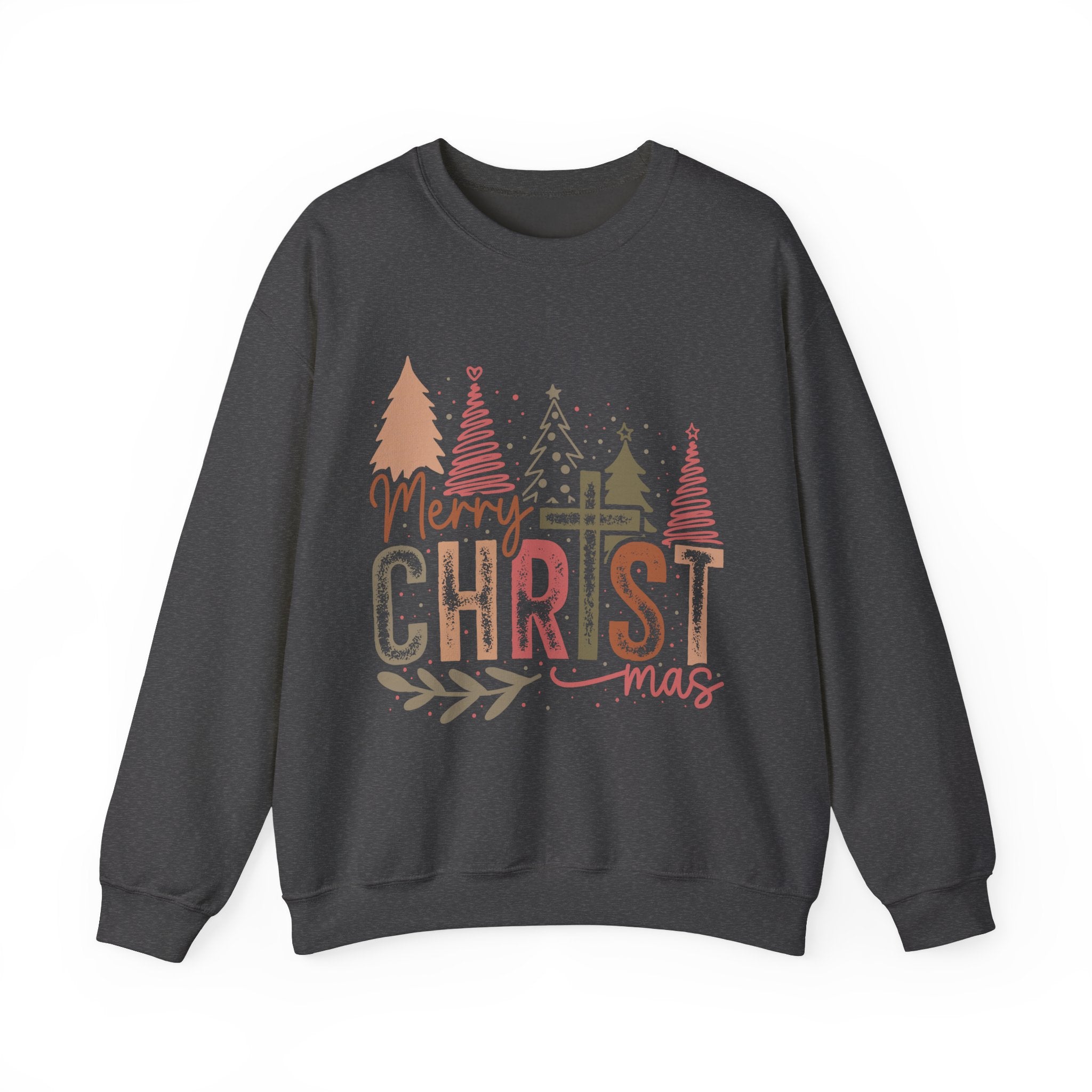 Gildan Merry Christmas Crewneck Sweatshirt - Cozy Holiday Fashion