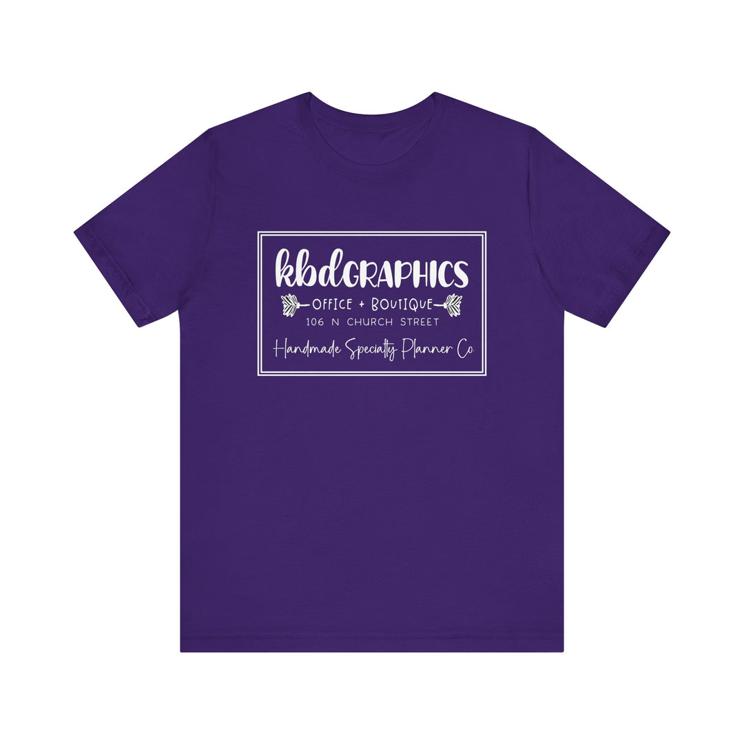 Unisex Jersey Short Sleeve Tee | KBD DOWNTOWN LOGO