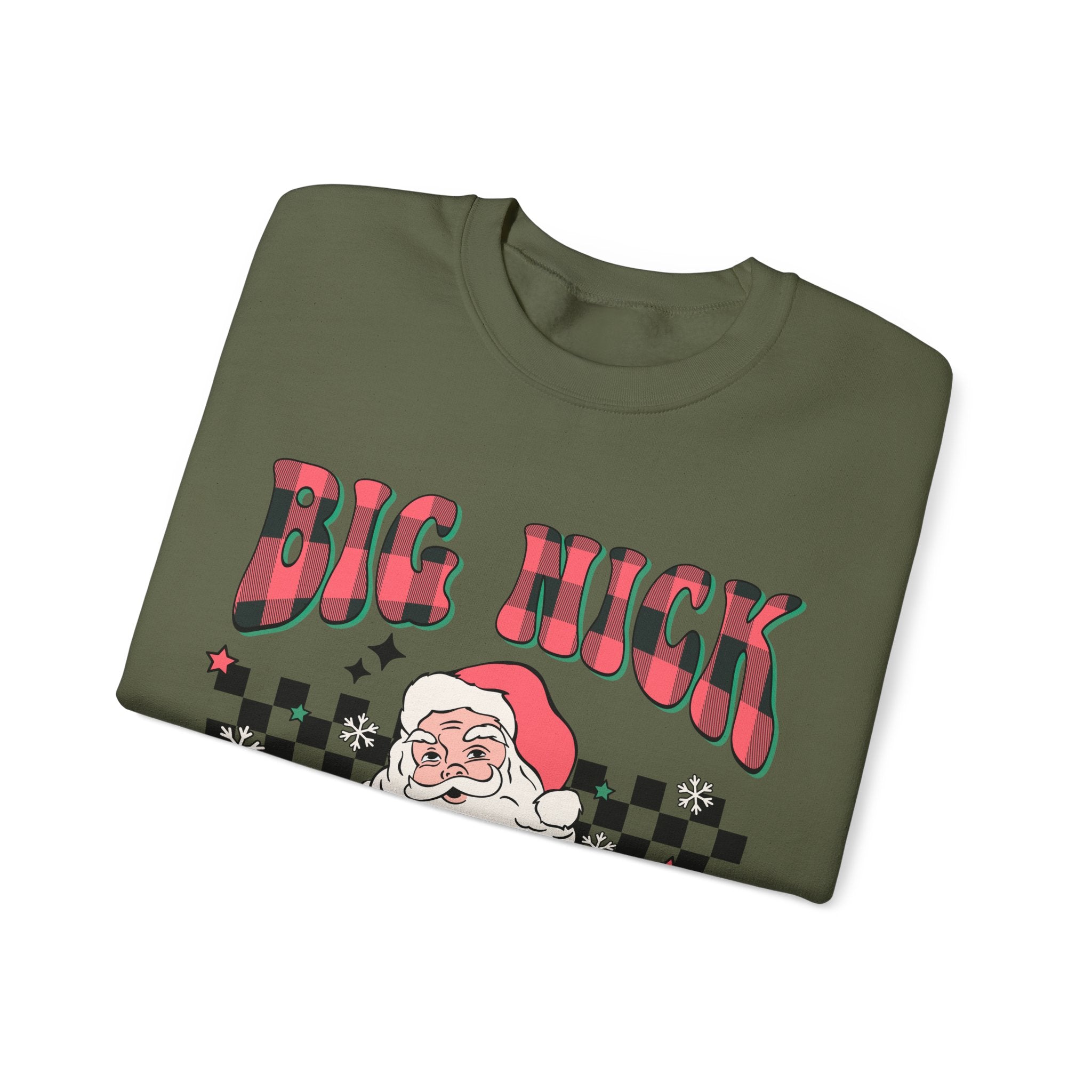 Gildan Big Nick Energy Unisex Crewneck Sweatshirt - Cozy Holiday Vibes
