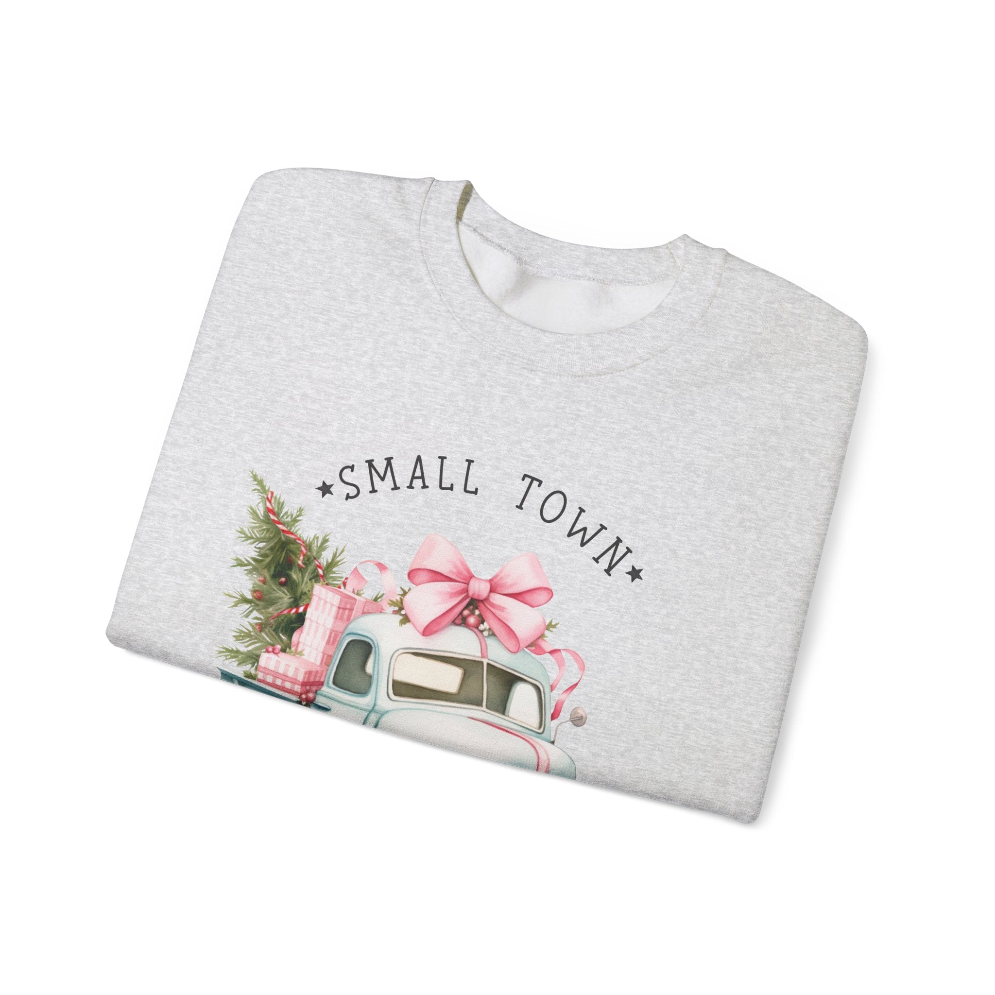 Gildan Small Town Christmas Unisex Heavy Blend™ Crewneck Sweatshirt