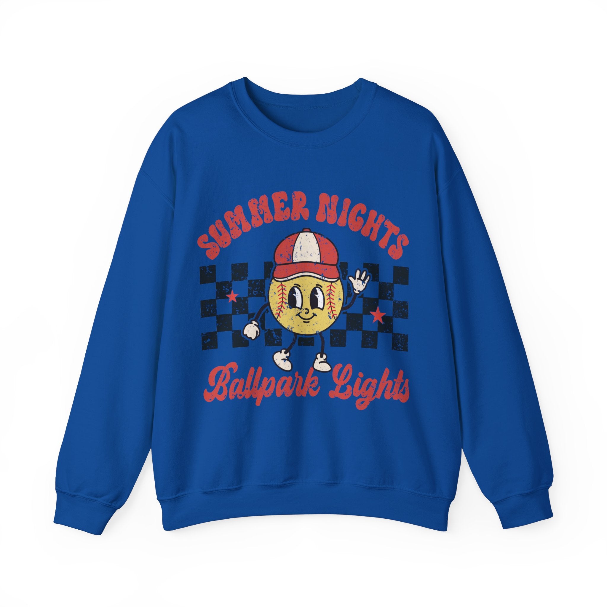 Unisex Gildan Heavy Blend™ Crewneck Sweatshirt | SUMMER NIGHTS RETRO