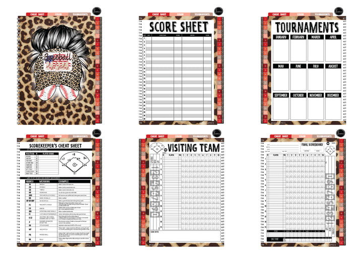 Digital Baseball Scorebook  - BASEBALL CAP MOM