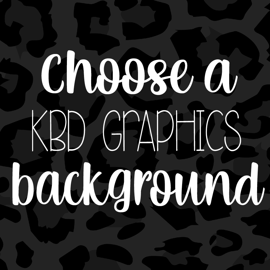 Cookie Sales Planner - CUSTOM - Choose a KBD Background