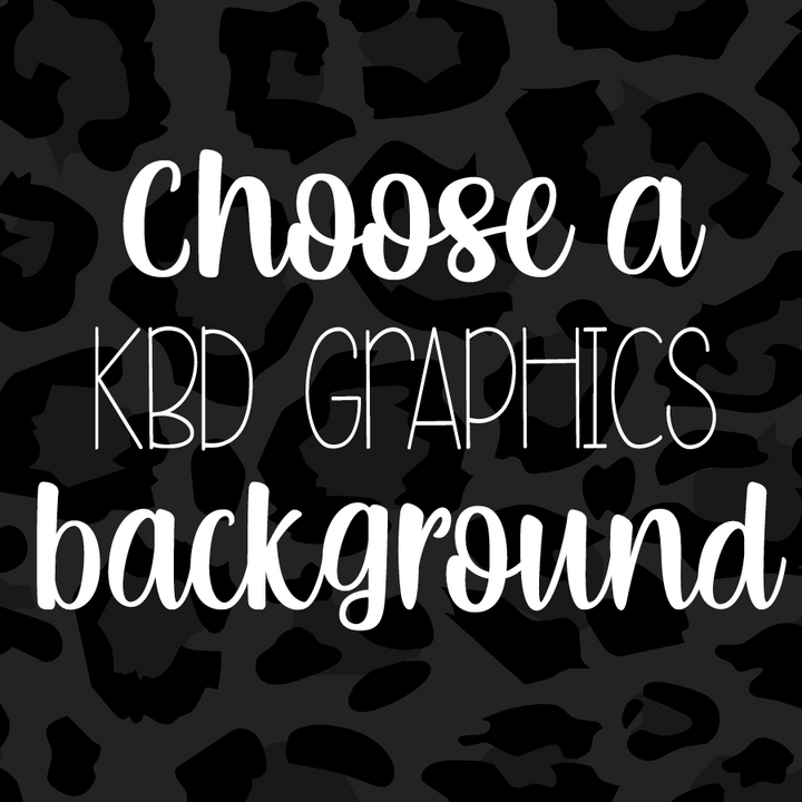 Cookie Sales Planner - CUSTOM - Choose a KBD Background