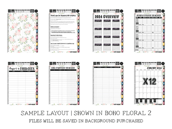 2024 Digital Keepall | BOHO FLORAL 2