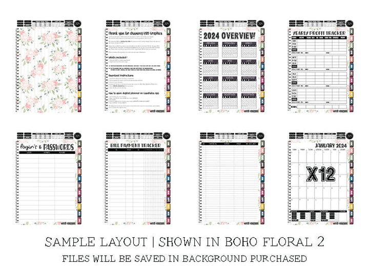2024 Digital Keepall | BOHO FLORAL 7