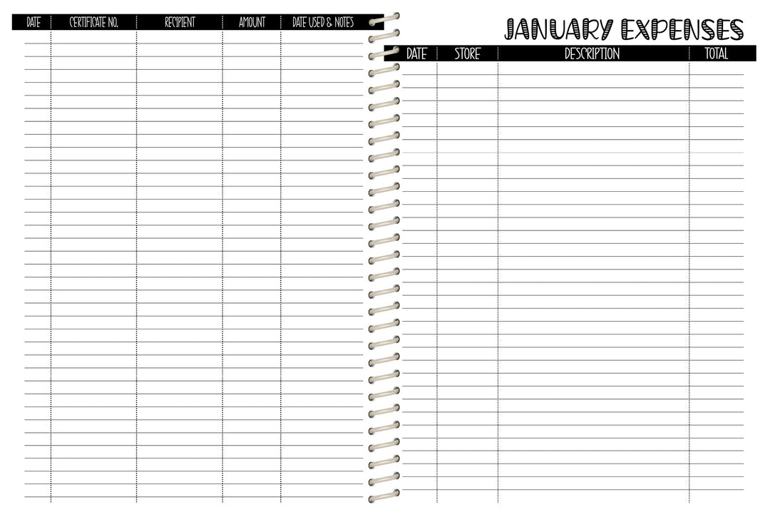 Cake Co. Sales Planner - AUTUMN NAVY FLORAL