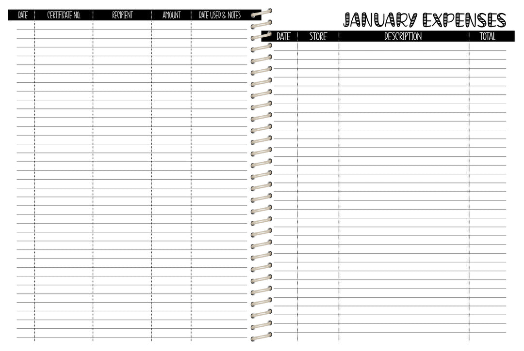 Cake Co. Sales Planner - AQUA SERAPE