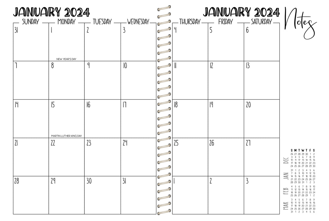 Cake Co. Sales Planner - AQUA SERAPE