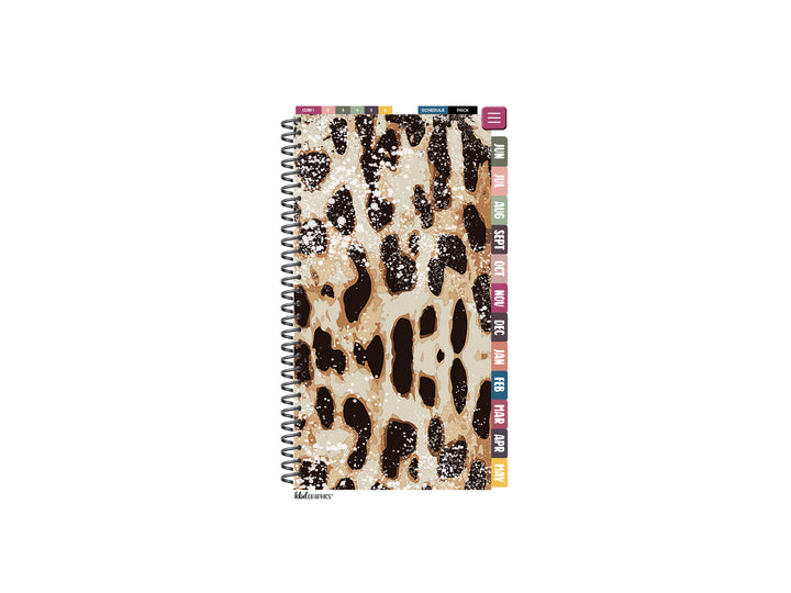 2024 2025 PhoneLife Cheer Digital Planner | DISTRESSED LEOPARD