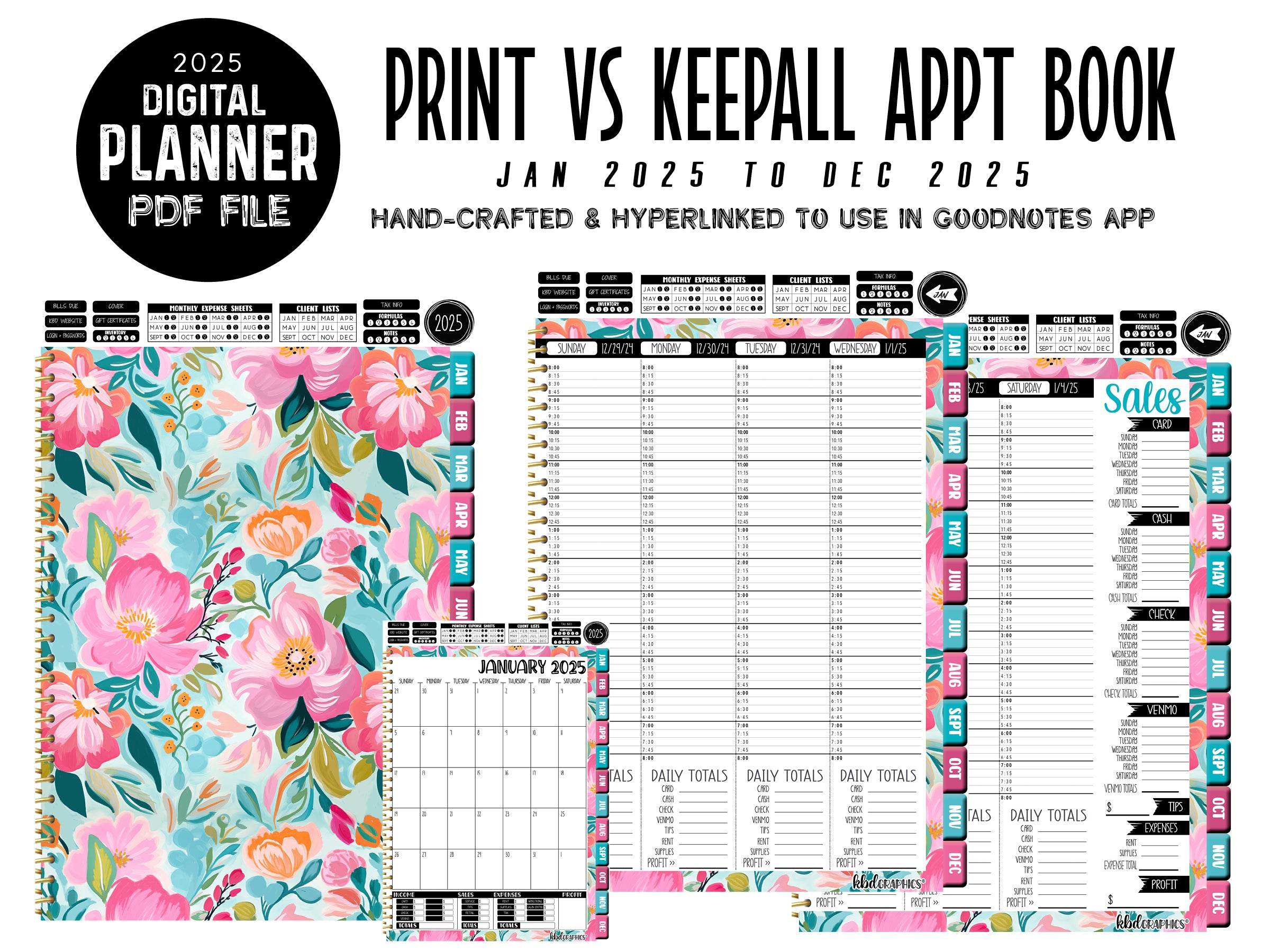 2025 Digital Keepall | SUMMER FLORAL