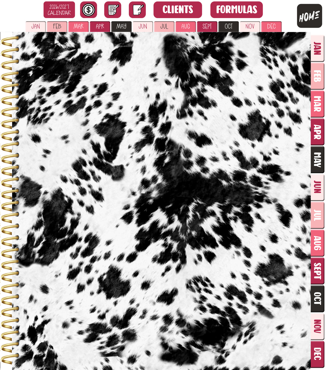 2026 Digital Appointment Book | CHELSEA VS | BW COWHIDE