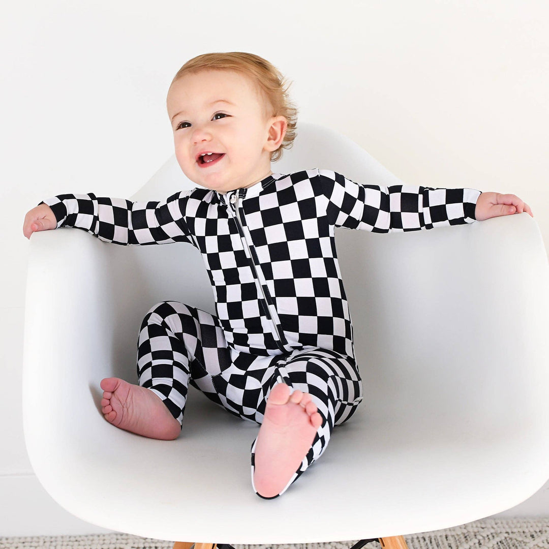 Axel Gigi & Max Newborn Zip Bamboo Onesie