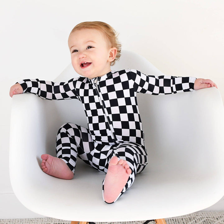 Axel Gigi & Max Newborn Zip Bamboo Onesie