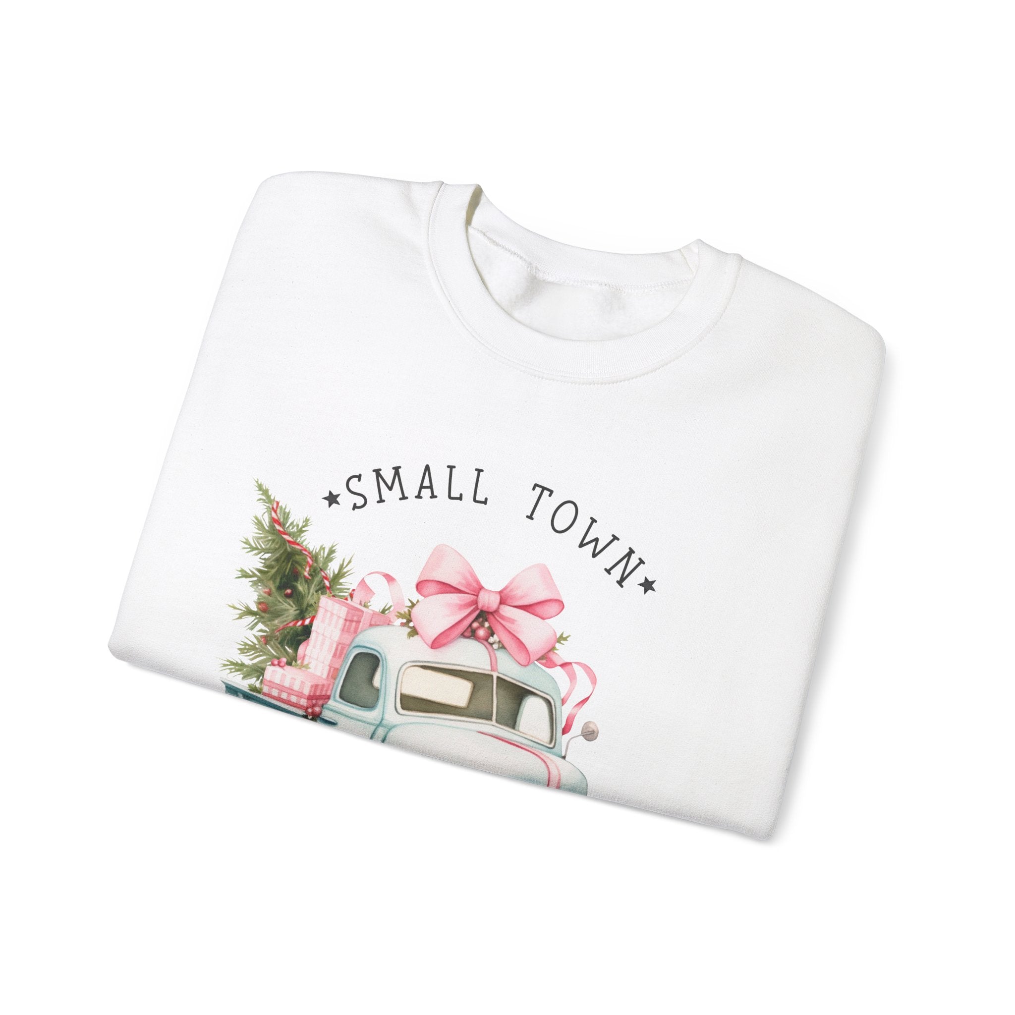Gildan Small Town Christmas Unisex Heavy Blend™ Crewneck Sweatshirt