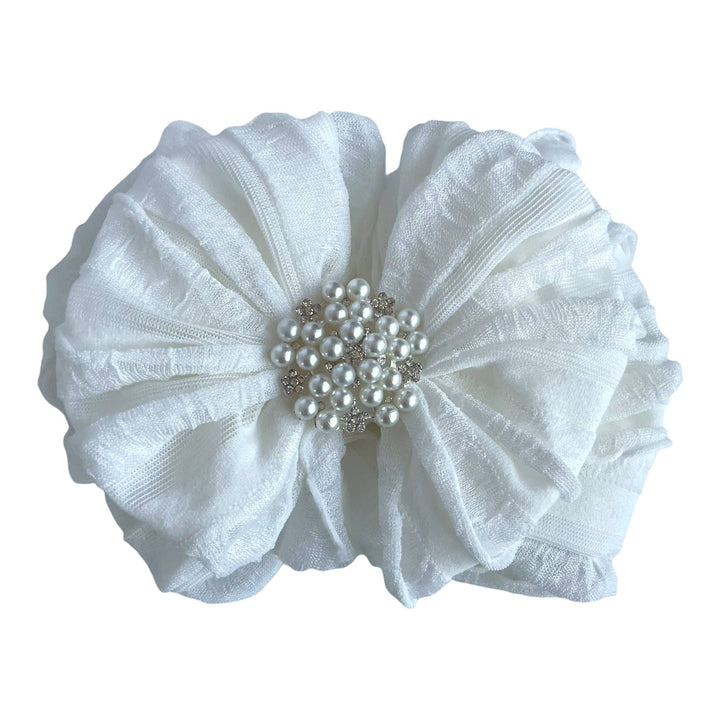 Pearl Ruffled Rockin Royalty Headband