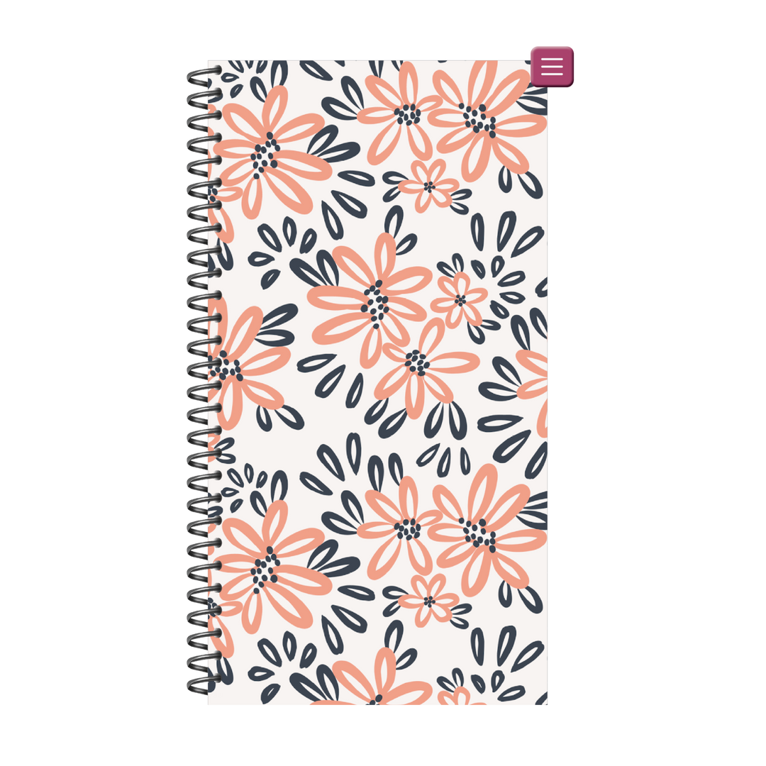 PhoneLife Interchangeable Digital Planner Cover | MIDNIGHT BOHO BLOSSOMS 3