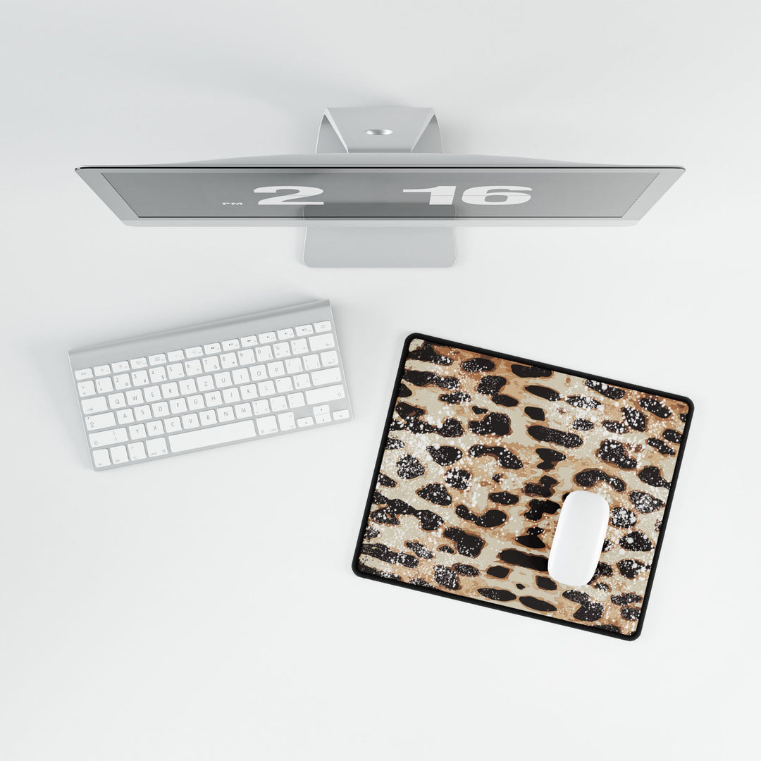 Desk Mat | DISTRESSED LEOPARD