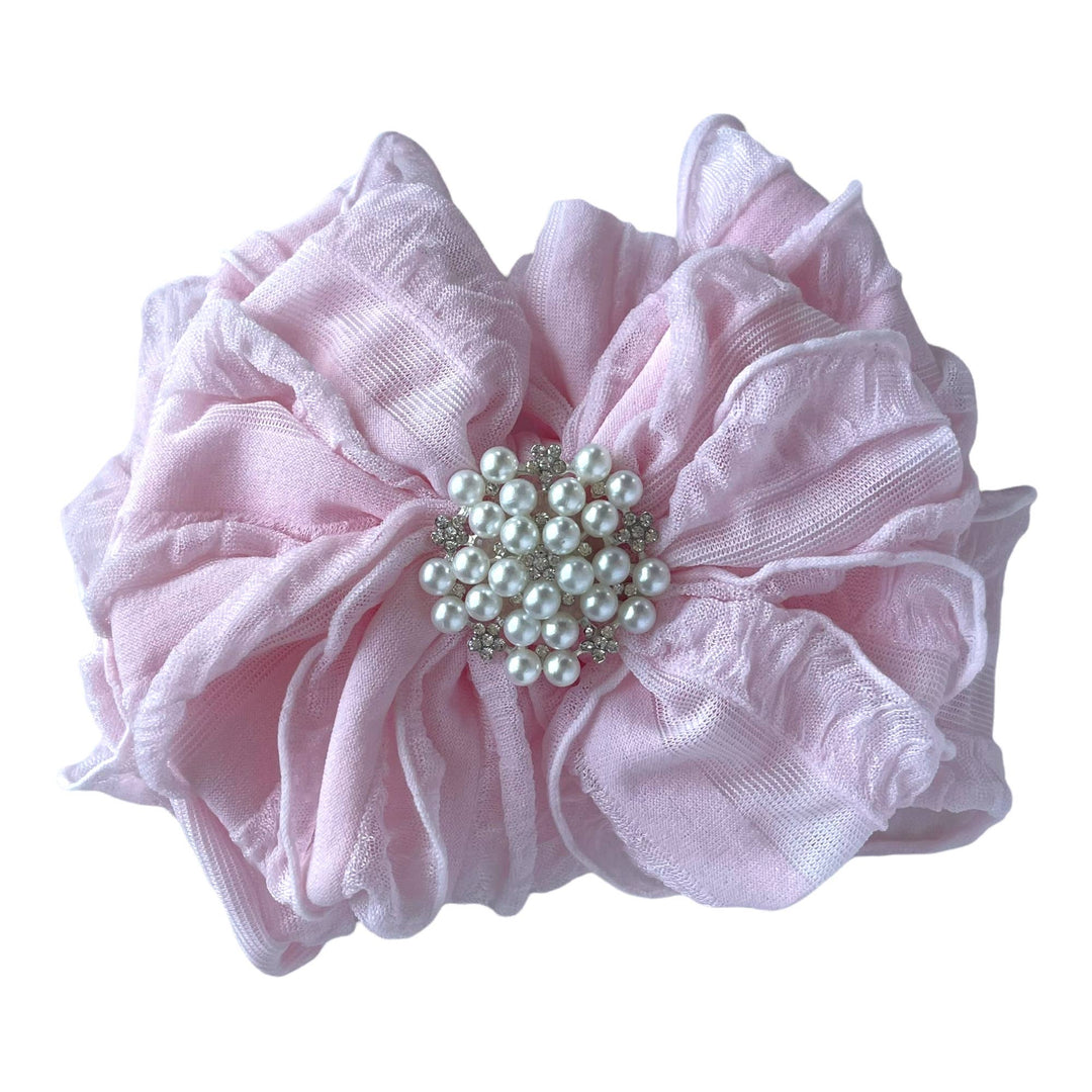 Pearl Ruffled Rockin Royalty Headband