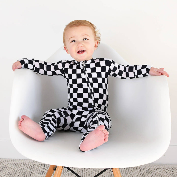 Axel Gigi & Max Newborn Zip Bamboo Onesie