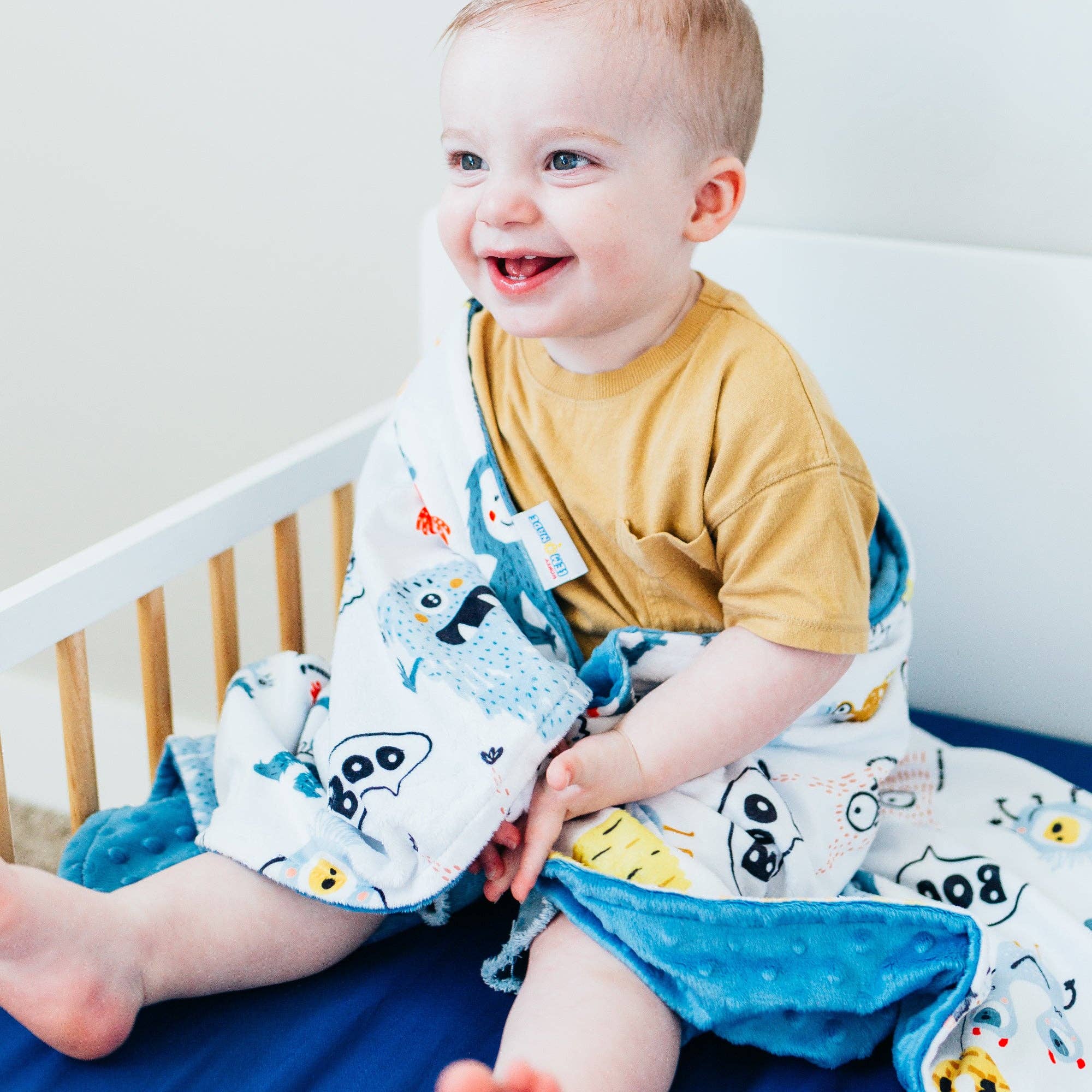 Baby & Toddler Minky Blanket - Monster Friends