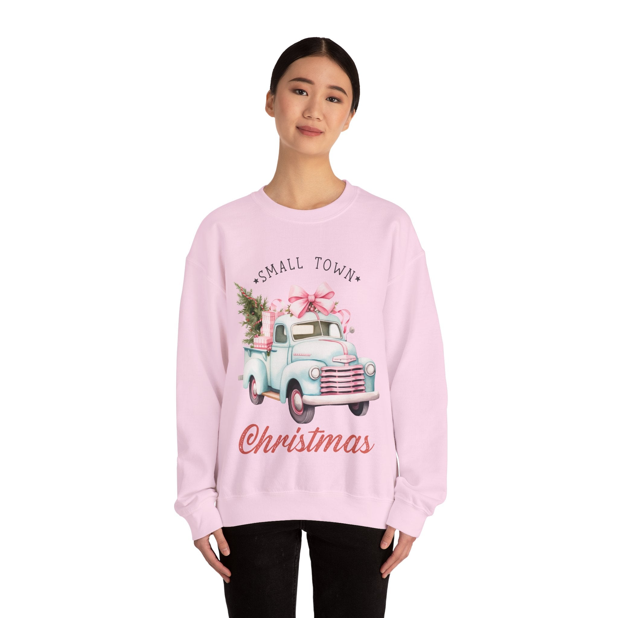 Gildan Small Town Christmas Unisex Heavy Blend™ Crewneck Sweatshirt