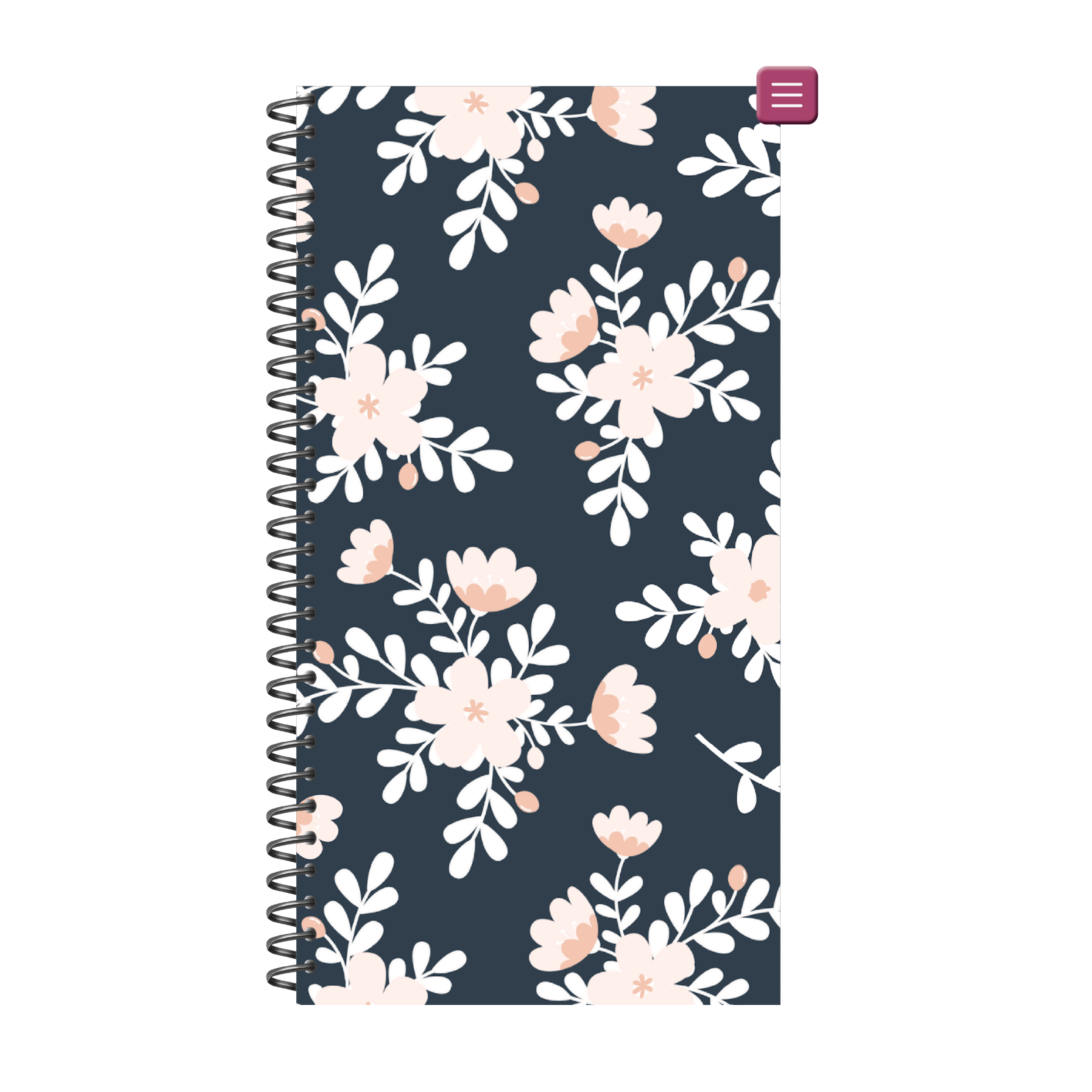 PhoneLife Interchangeable Digital Planner Cover | MIDNIGHT BOHO BLOSSOMS 4