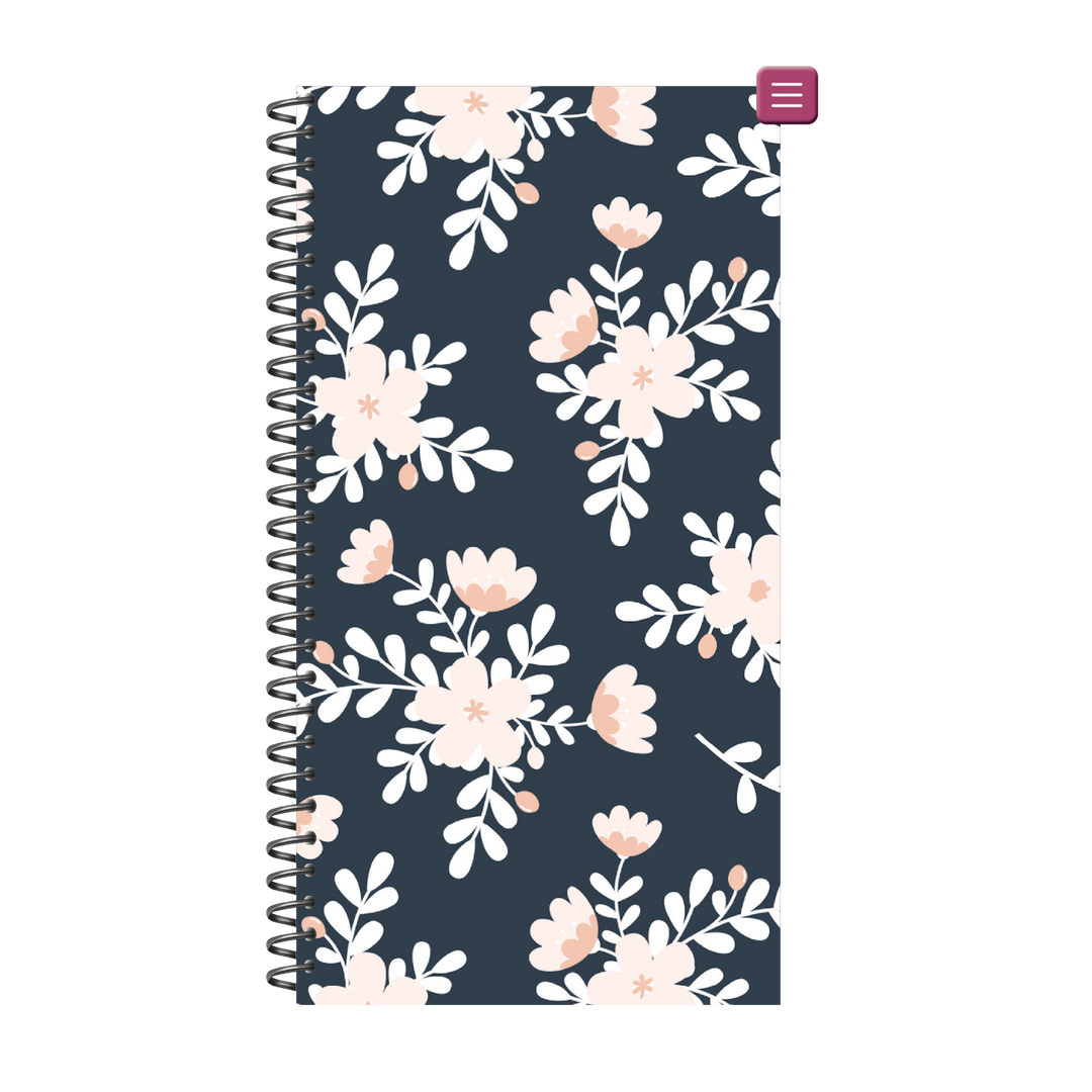 PhoneLife Interchangeable Digital Planner Cover | MIDNIGHT BOHO BLOSSOMS 4