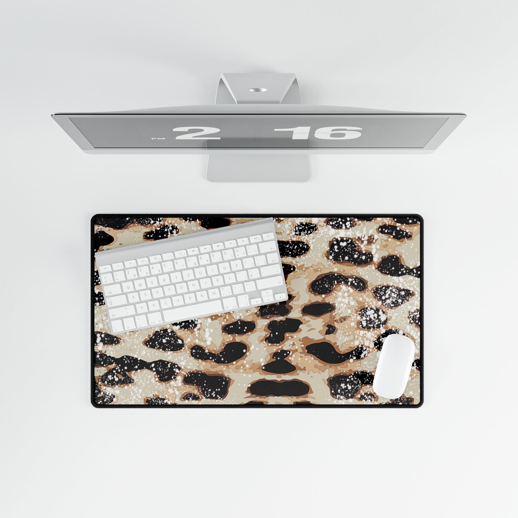 Desk Mat | DISTRESSED LEOPARD